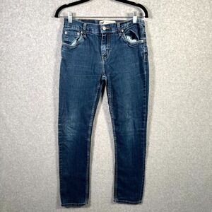 Levi's 512 Jeans‎ Boys 12 Blue Denim Medium Wash Everyday Wear Slim Tapered Leg